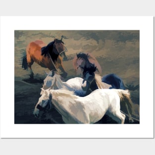 Breaking Away   -  Wild Horses Posters and Art